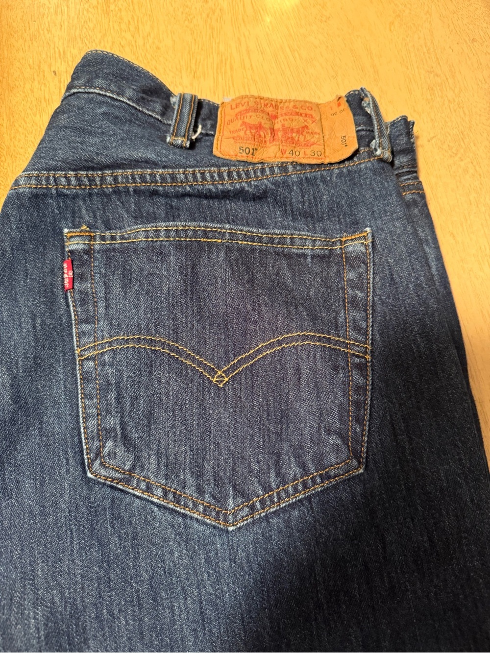 Levi's 501 Blue Jeans - Men’s 40x30